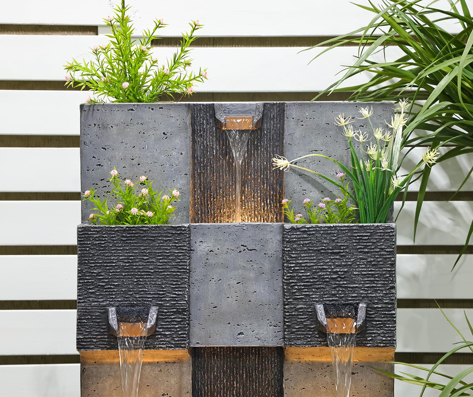 45.3 Inch Garden Water Fountains Outdoor for Garden, Patio, Backyard, Deck