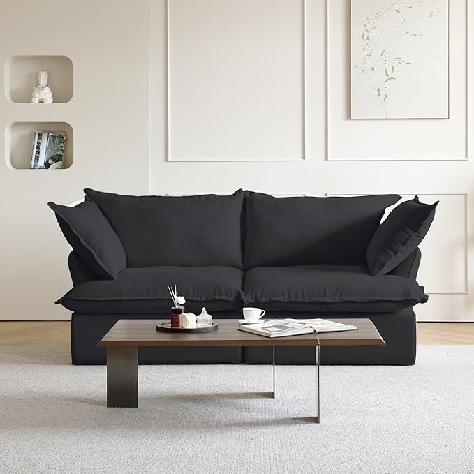 U Shape Couch Sectional for Living Room, Convertible Sectional Sofa