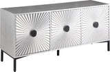 Glitz Collection Modern | Contemporary Antique Silver Sideboard/Buffet