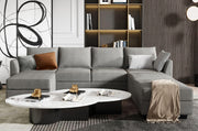 Modular Sectional Sofa U Shaped Sectional Couch with Ottomans Reversible Modular Sofa