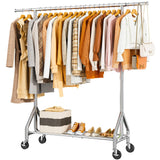 Duty Clothes Rack Load 450 LBS, Metal Garment Rack