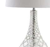 JYL1077A-SET2 Set of 2 Table Lamps Darren 25.5" Glass LED Table Lamp