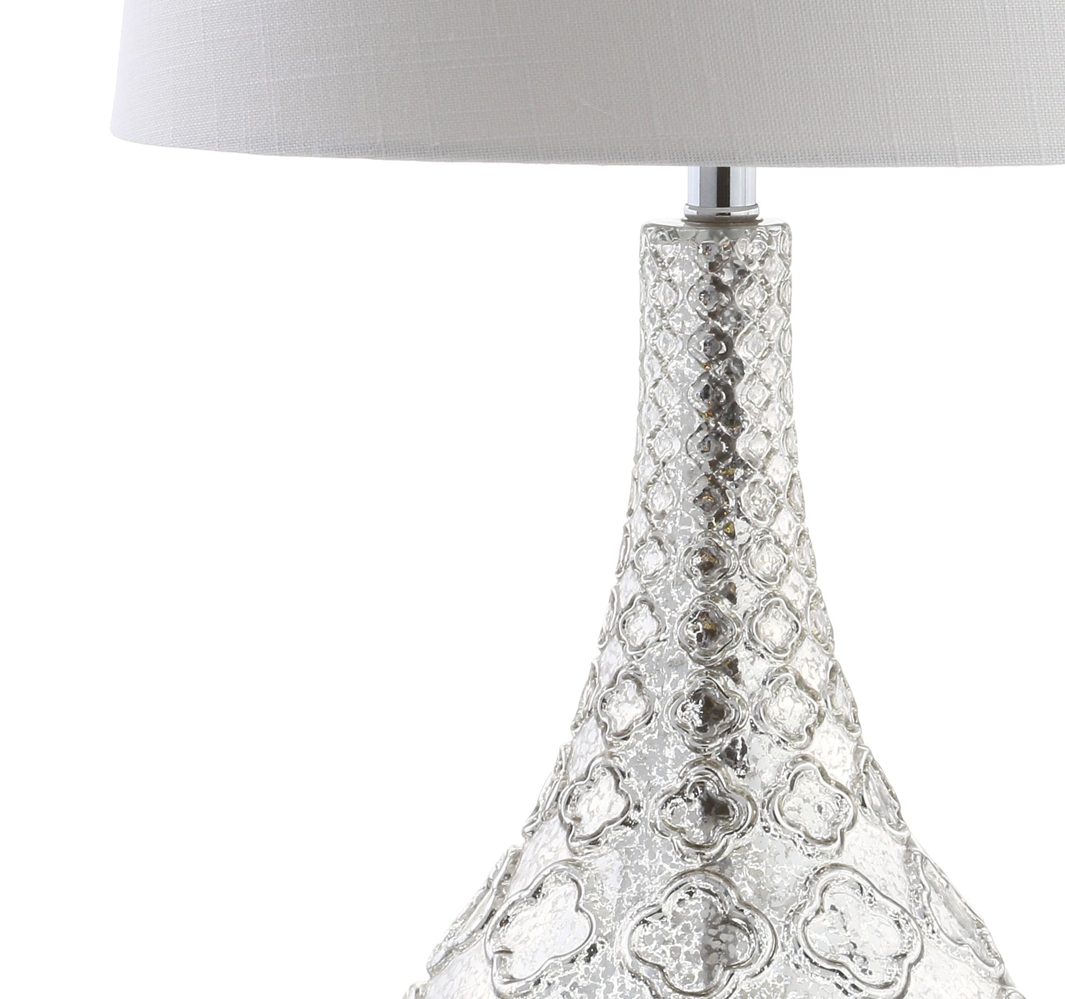 Set of 2 Table Lamps Darren 25.5" Glass LED Table Lamp