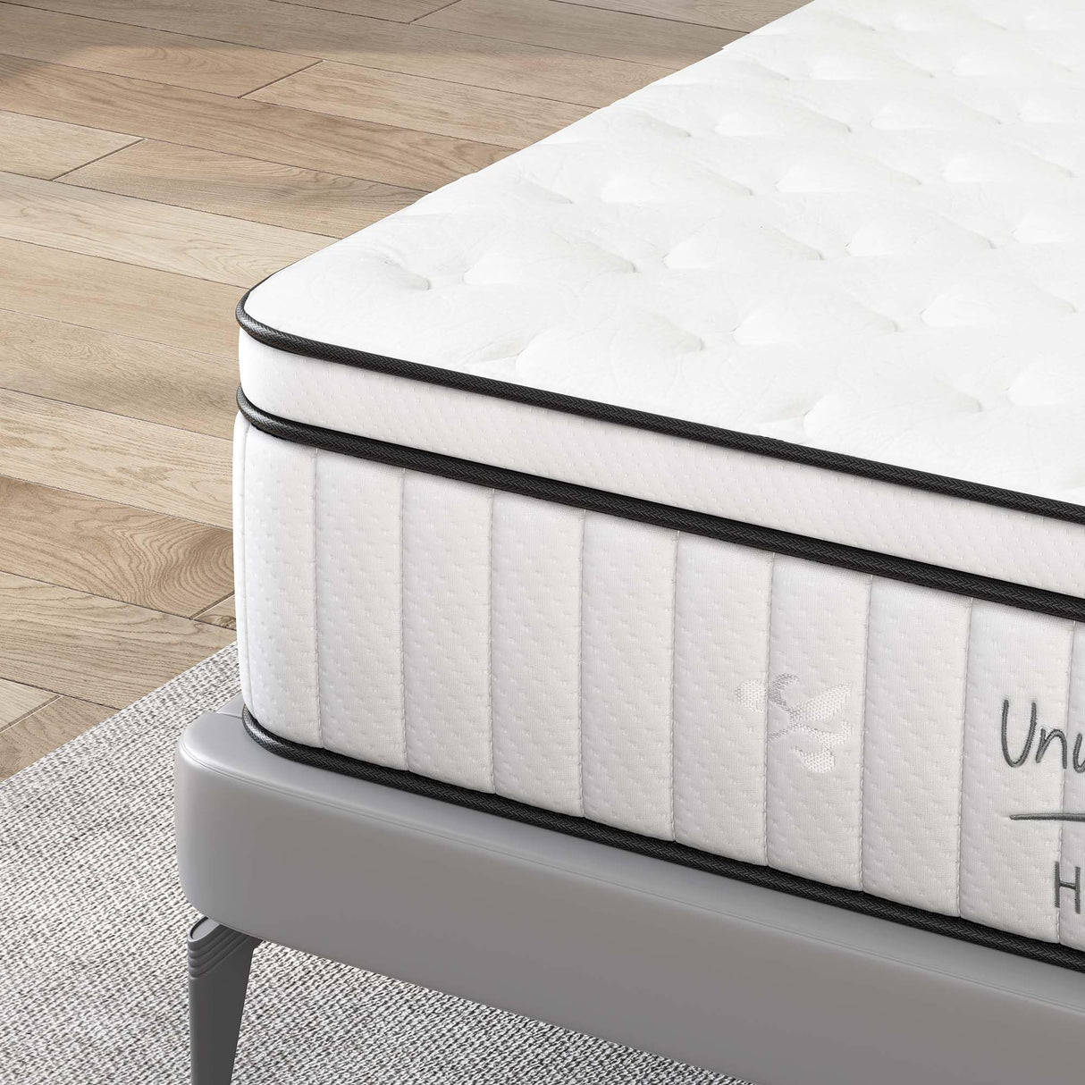 Queen Mattress,12 Inch Queen Size Mattress,Hybrid Mattress Queen In a Box,