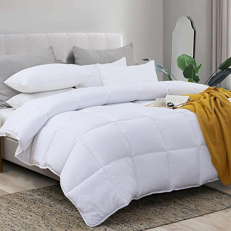 Down Alternative Queen Comforter Duvet Insert,All Season Duvet Insert with Corner