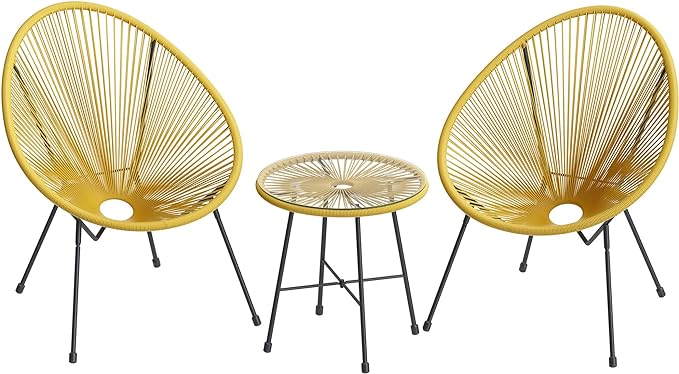 3-Piece Seating Acapulco, Modern Patio Furniture