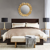 Wall Décor Large Round Living Room Iron Metal Mirrors Ready to Hang Bedroom Decoration