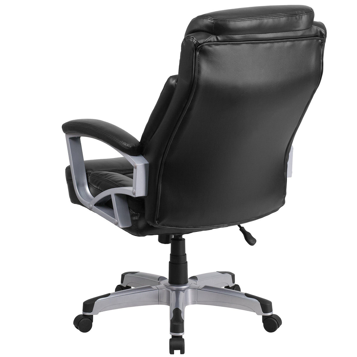 HERCULES Series Big & Tall 500 lb. Rated Black LeatherSoft Executive