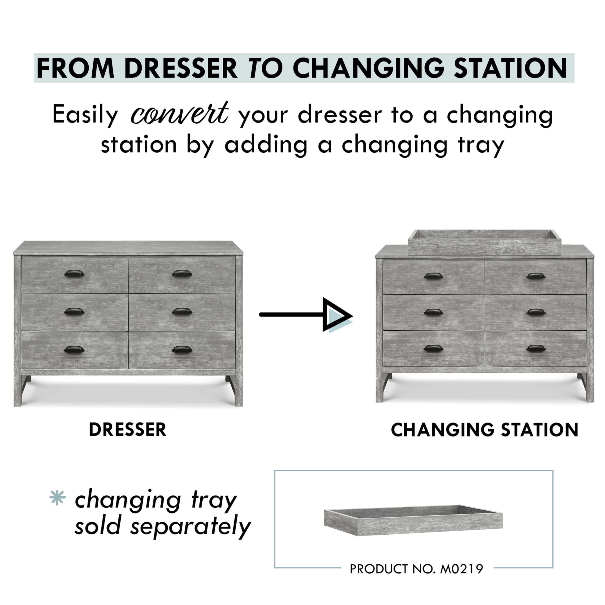 Fairway 6-Drawer Double Dresser in Cottage
