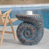 Pool Side Table，Outdoor Side Table, Concrete End Table