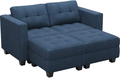 Sofa Couch with Storage Seats Convertible Sectional Couch