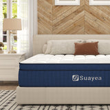 King Mattress 14 Inch, King Size Mattress in a Box, Strengthen Hybrid Mattress King Size