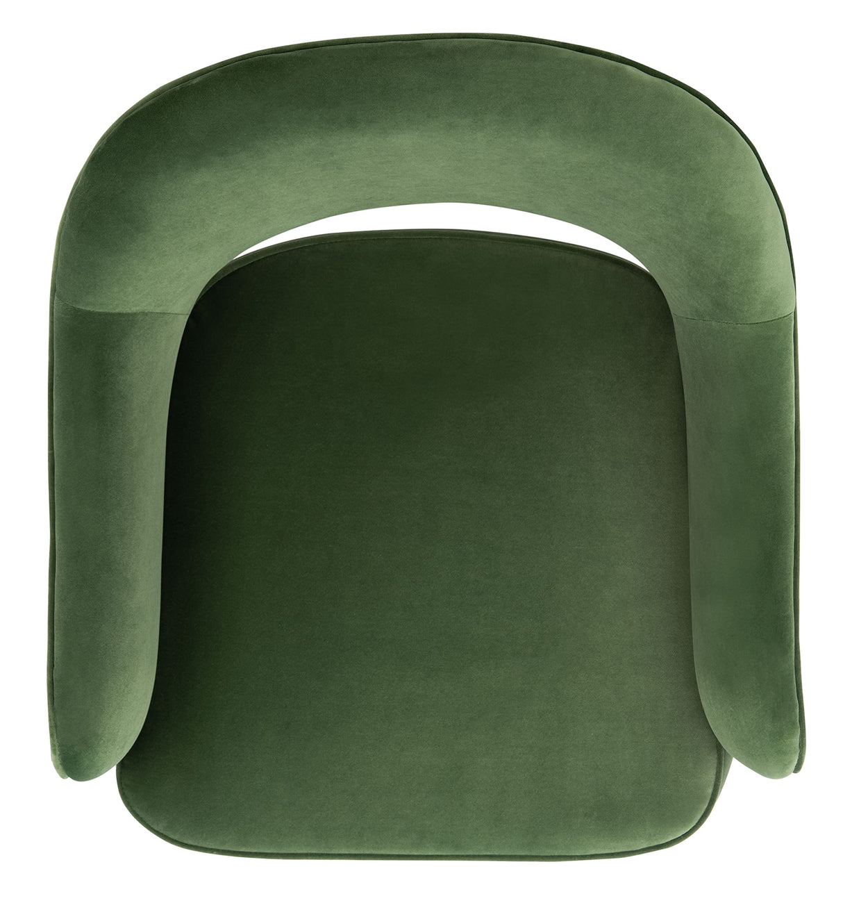 SAFAVIEH Home Collection Dublyn Green Velvet/Gold Accent Chair ACH4001C