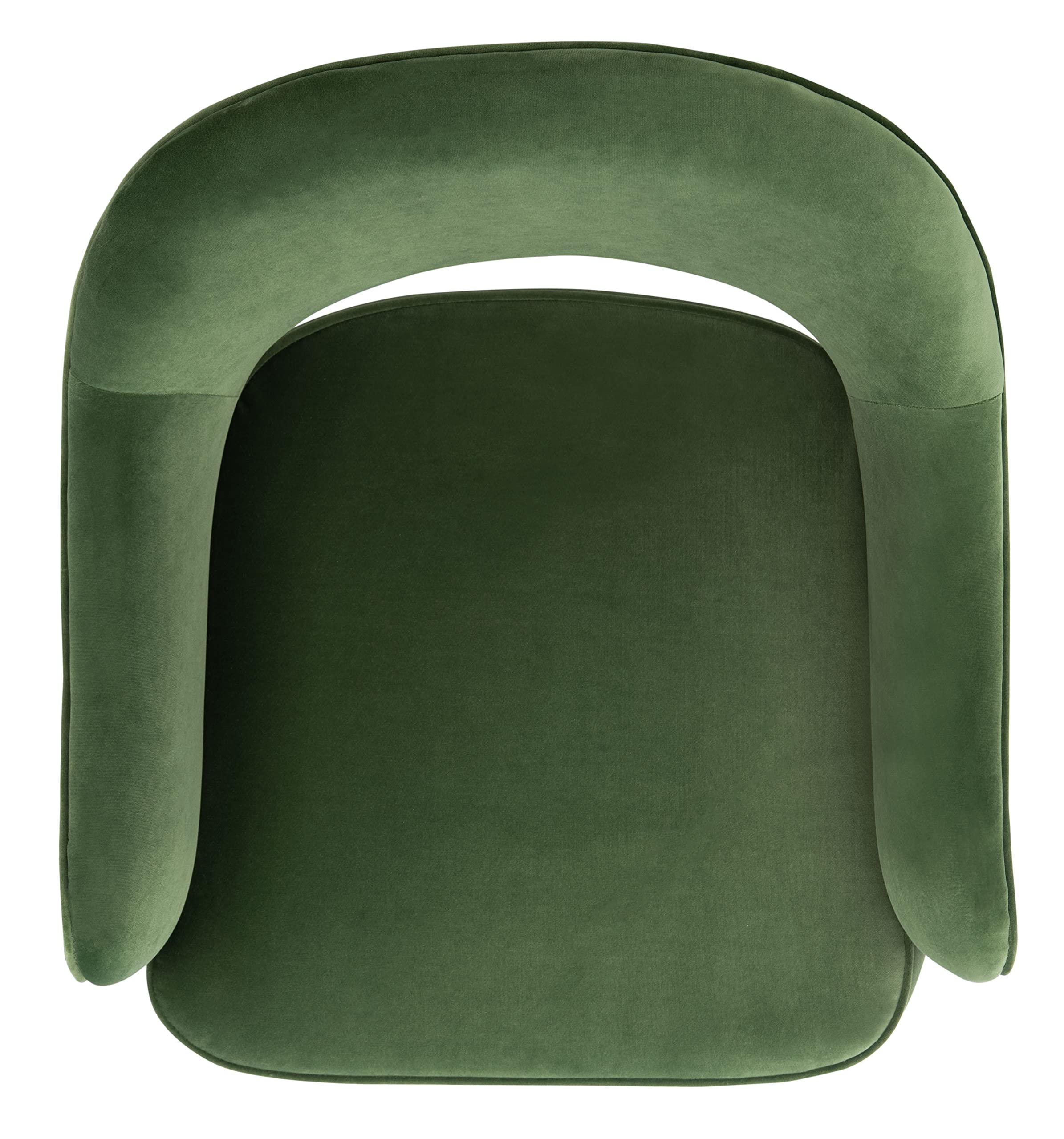 Home Collection Dublyn Green Velvet/Gold Accent Chair