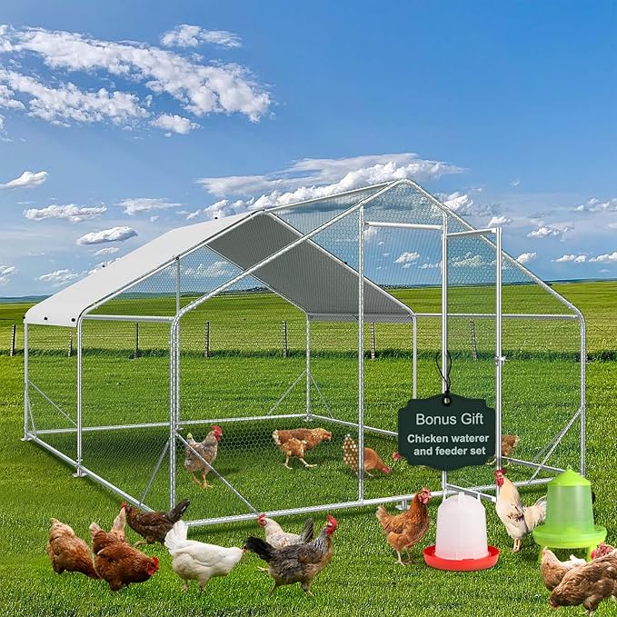 TriRoost Chicken Coop – Poultry Cage with UV Cover & Tripod Base