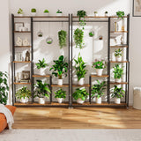 Plant Stand Indoor with Grow Light - 71 Inches Tall Plant Shelf 8 Tiered Metal Plant Stand