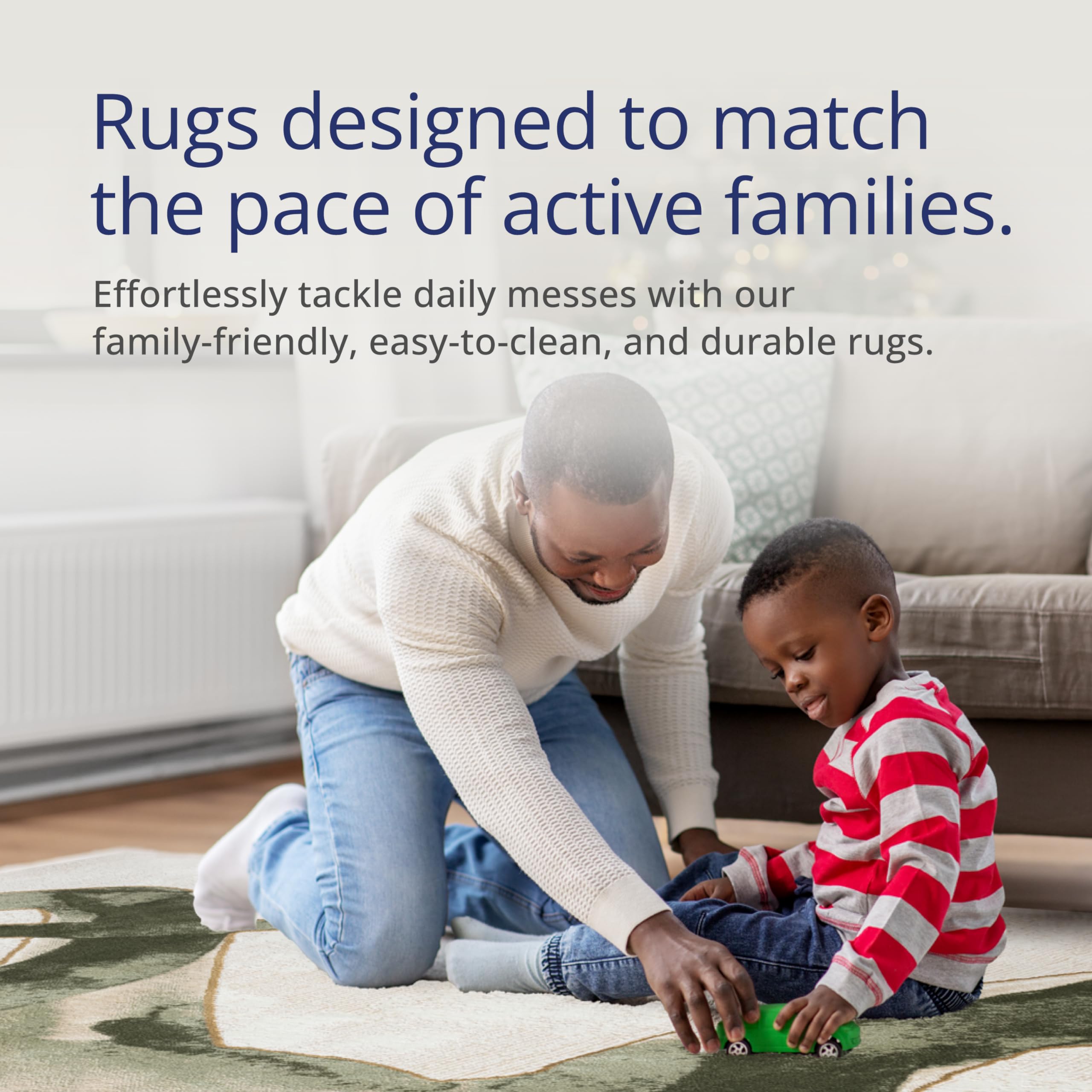 Abani Beige Cream Green Graffiti Washable Area Rug – 8' x 10' – Abstract Artistic Design – Ivy Collection – Non-Shedding, Easy to Clean – Durable for High Traffic Areas – Living Room & Bedroom