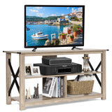 TV Television Stands, Large, Grey