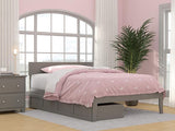 with Underbed Drawers, White