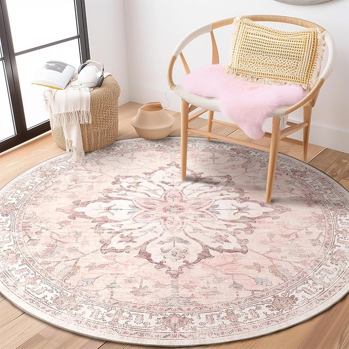 Area Rugs 5x7, Washable Rug, Non-Slip, Rugs for Living Room, Kitchen Rugs, Rugs
