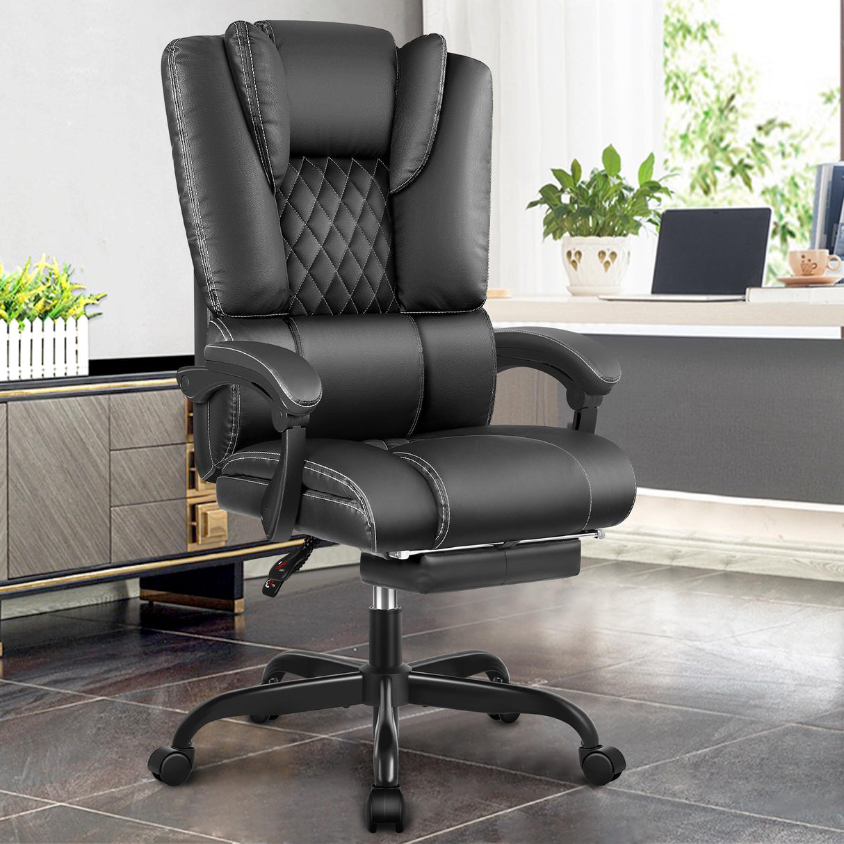 Office Chair, Big and Tall Office Chair Desk Chair Comfy Heavy Duty Home Office Desk