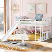 Montessori Floor Bunk Bed Twin Over Twin