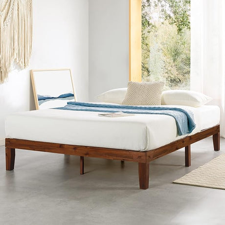 Naturalista Classic - 12 Inch Solid Wood Platform Bed with Wooden Slats