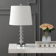JYL5038A-SET2 Set of 2 Table Lamps Kevin 22" Glass/Metal LED Table Lamp
