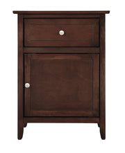Izzy 1 Drawer 1 Door Nightstand in Cappuccino