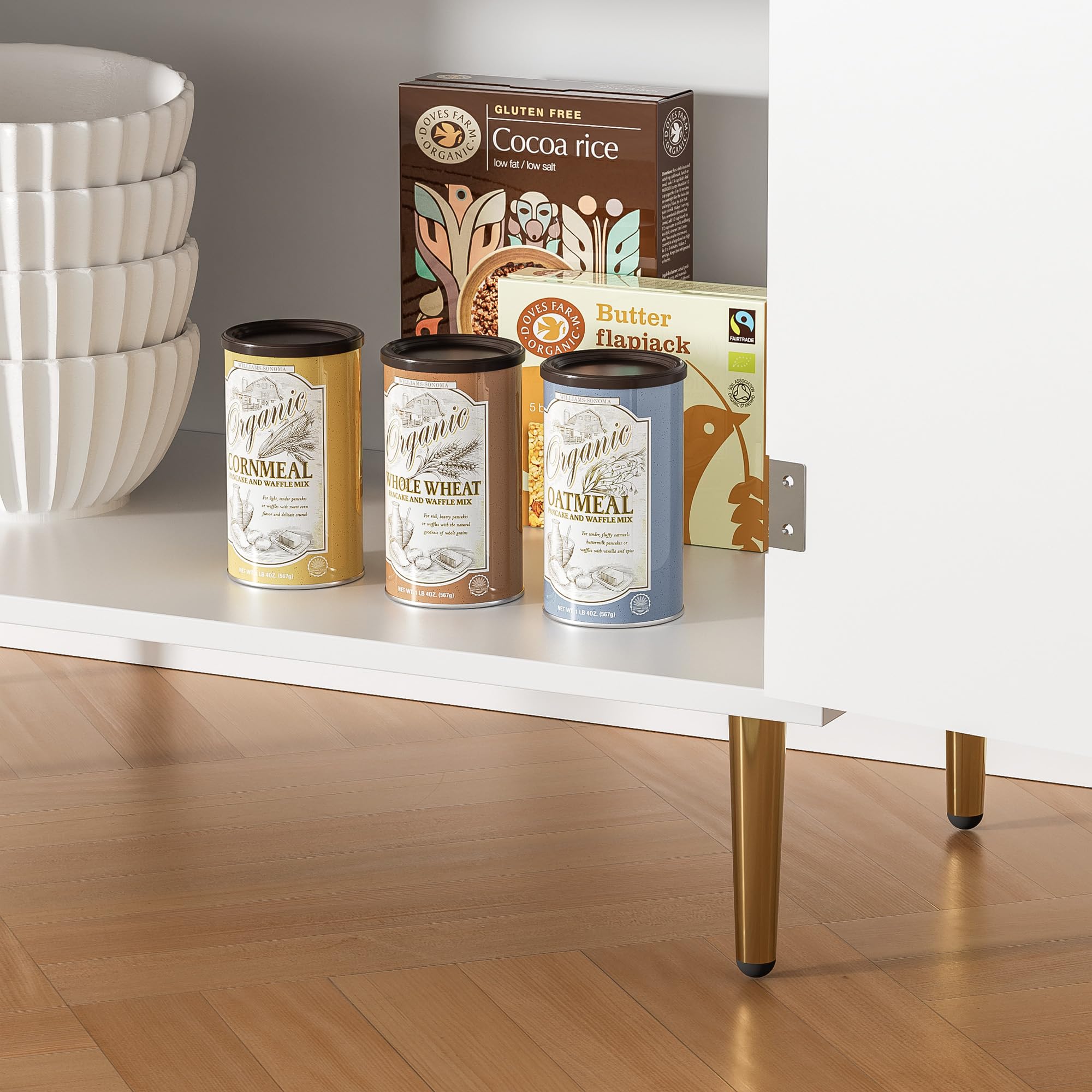Buffet Sideboard Cabinet with 2 Doors, Kitchen Cabinet