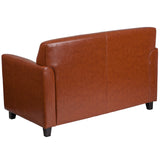 HERCULES Diplomat Series Brown LeatherSoft Loveseat