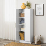 24" Storage Cabinet, White Storage Cabinet, Bathroom Cabinet, Pantry