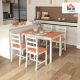 5-Piece Dining Table Set for Small Spaces
