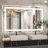 48 x 30 Inch LED Mirror Lighted Bathroom Mirror with Lights, LED Vanity Mirror,