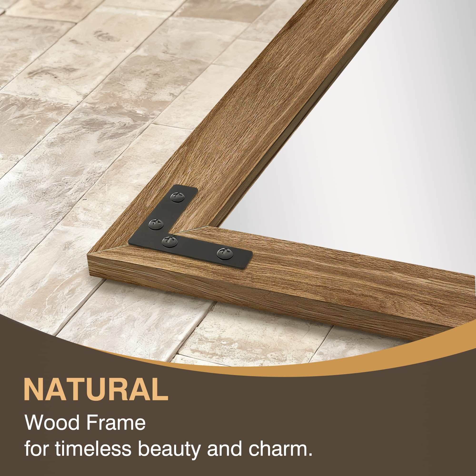 Rustic Farmhouse Full Length Mirror 55x22