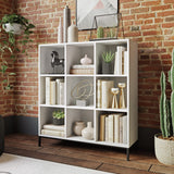 North Avenue 9-Cube Organizer/Pantry Cabinets, White Finish