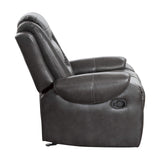 Matteo Glider Recliner, Two-Tone Gray