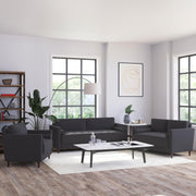 Lexington Loveseat, 52.4" W x 31.1" D x 33.5" H, Heather Grey