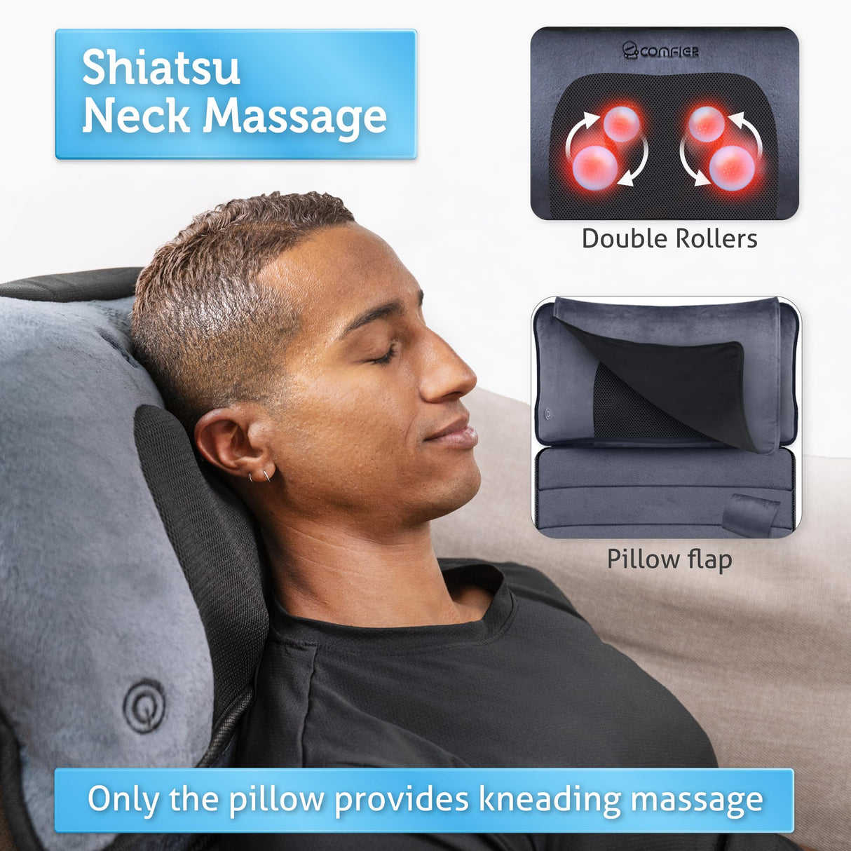 Heated Full Body Massage Mat, Back Massager for Back, Vibartion Heating