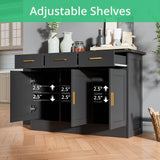 Buffet Cabinet with Storage - Buffets & Sideboards Kitchen Storage Cabinet