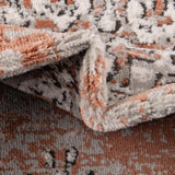 Nyla Collection Smile Area Rug - 10' x 14' Salmon Pink & Black