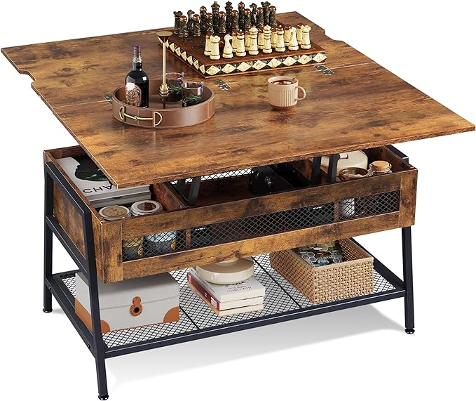 Coffee Table, Lift Top Coffee Table with Hidden Compartment
