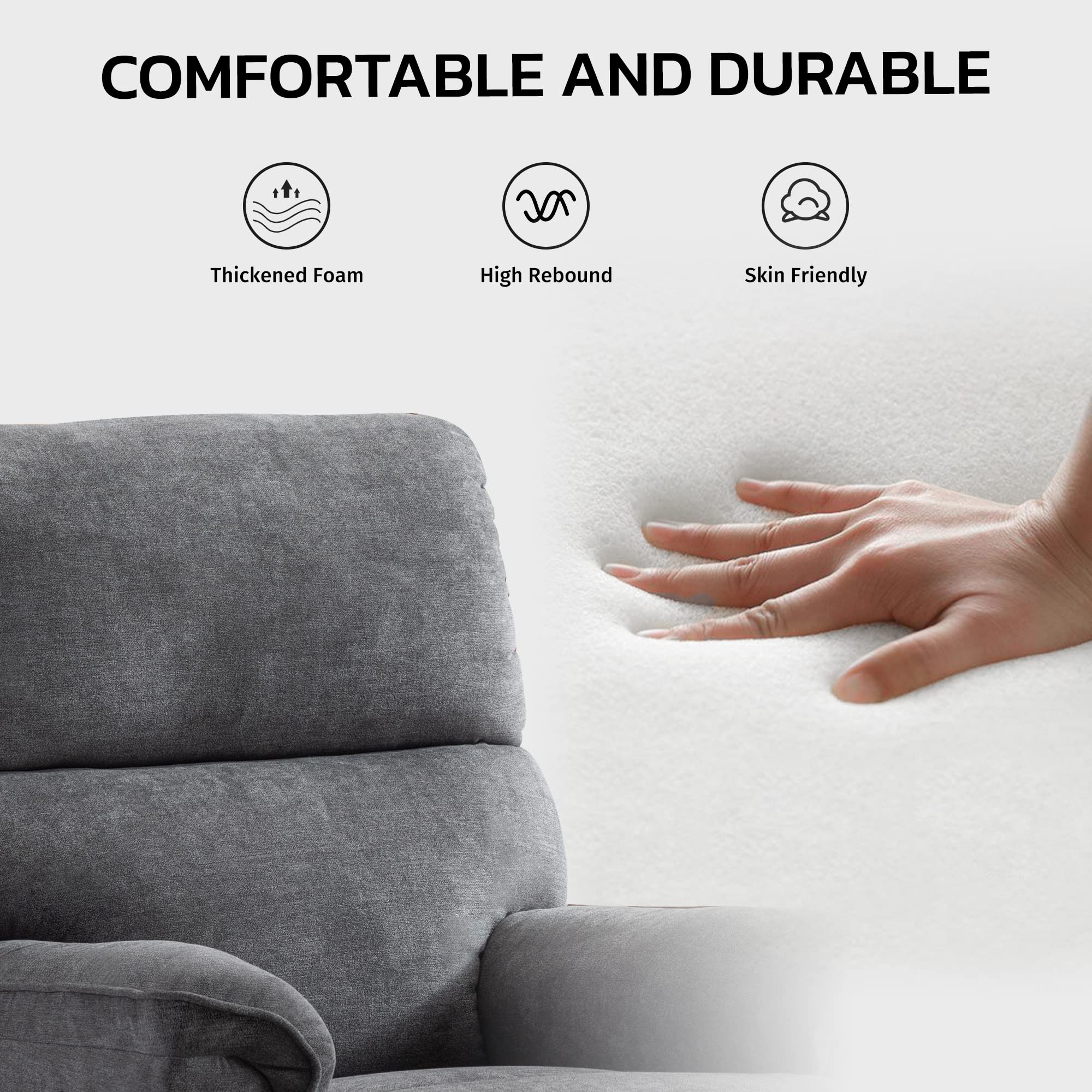 Nuvatech Minimalist Electric Recliner Chair with USB & Ergonomic Design
