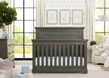 Simmons Kids SlumberTime Paloma 4-in-1 Convertible Crib, Rustic Grey