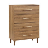 Cana Farmhouse 4-Drawer Wood Vertical 34 in. Wide Chest