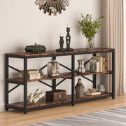 70.9 Inch Extra Long Console Table, Modern Sofa Table Behind Couch Table
