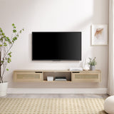 Floating TV Stand Wall-Mounted TV Stand for TVs up to 80 inches Entertainment Center