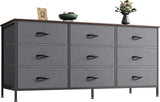 9 Drawer Dresser, 47 Inch Dresser TV Stand for 50, 55 Inch TV, Entertainment Center