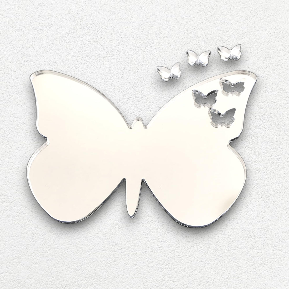 Out of Butterfly Mirror – 45cm x 31cm & 3 Mini's