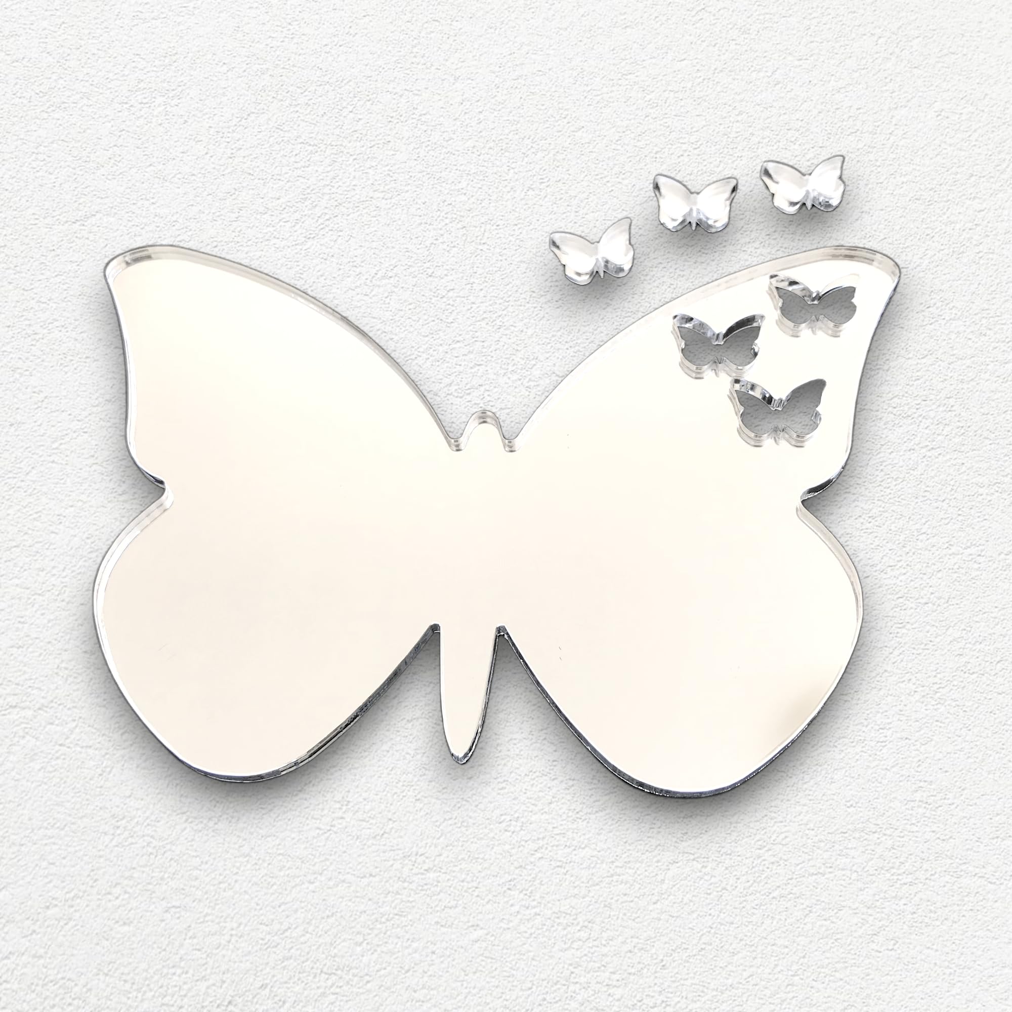Out of Butterfly Mirror – 45cm x 31cm & 3 Mini's